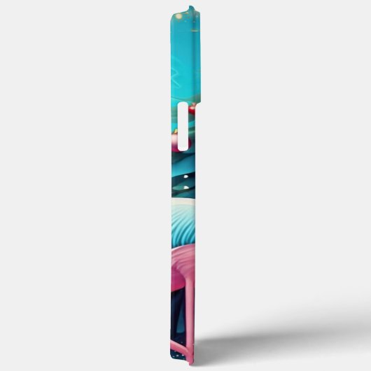 Flamingo Christmas iPhone / iPad Fall Case-Mate iPhone Hülle (Rückseite / Rechts)