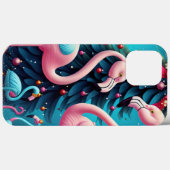Flamingo Christmas iPhone / iPad Fall Case-Mate iPhone Hülle (Rückseite (Horizontal))