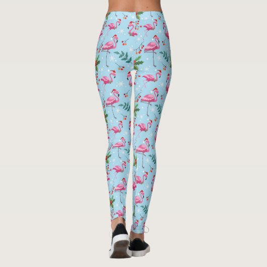 Flamingo Christmas Leggings (Rückseite)