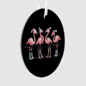 Flamingo Christmas Lights Holiday Xmas Ornament (Vorderseite)