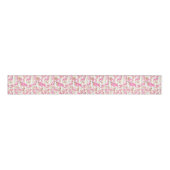 Flamingo Christmas Pattern Ripsband (Vorderseite)