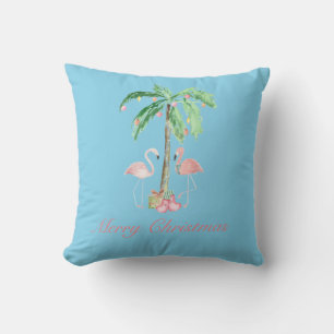 Flamingo Christmas Pillow Kissen