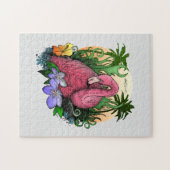 Flamingo Christmas Puzzle (Horizontal)