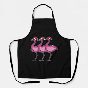 Flamingo Christmas Schürze