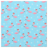 Flamingo Christmas Stoff (Nahaufnahme)