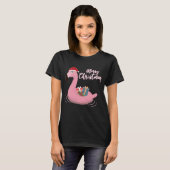 Flamingo Christmas T-Shirt (Vorne ganz)