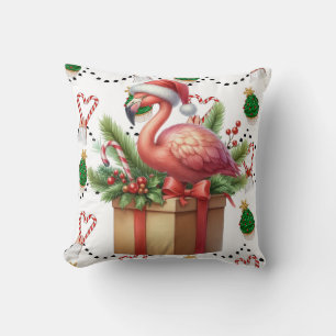 Flamingo Christmas Themed Kissen