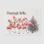 Flamingo Christmas themed Seidenpapier<br><div class="desc">Flamingo Weihnachts-Thema Tissue</div>