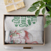 Flamingo Christmas themed Seidenpapier (Geschenk)