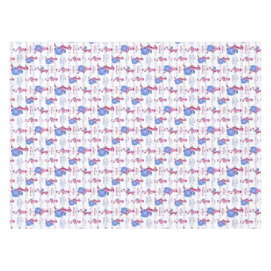 Flamingo Christmas Tischdecke (Vorderseite (Horizontal))