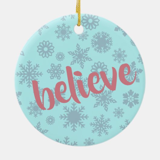 Flamingo Christmas Weihnachtsmannmütze Blue Pink G Keramik Ornament (Hinten)