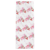 Flamingo Christmas Wine Geschenktasche Geschenktüte Für Weinflaschen (Vorderseite)