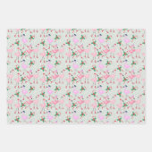 Flamingo Christmas Wrapping Paper 3 Pack Geschenkpapier Set (Vorderseite 2)