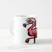 Flamingo Chrsitmas Kaffeetasse (Vorderseite Links)