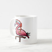 Flamingo Chrsitmas Kaffeetasse (Vorderseite Links)