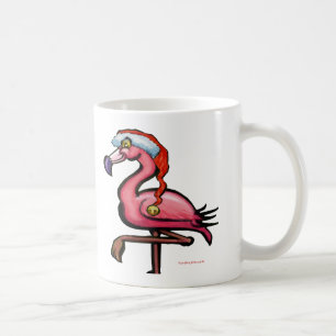 Flamingo Chrsitmas Kaffeetasse