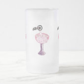 Flamingo-Cocktail-mattierte Tasse (Mittel)