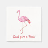 Flamingo Cocktail Napkins Serviette (Vorderseite)