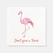 Flamingo Cocktail Napkins