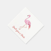 Flamingo Cocktail Napkins Serviette (Ecke)