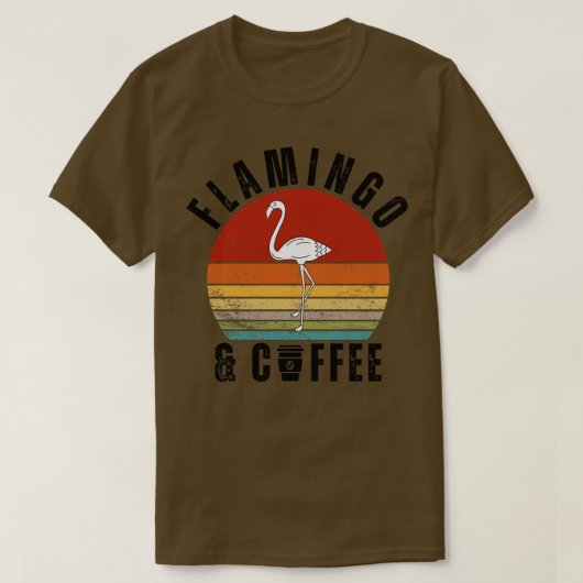 Flamingo Coffee T-Shirt (Design vorne)