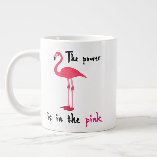 Flamingo Coffee Tasse für Liebhaber aller Dinge pi (Links)