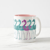 Flamingo Coffee Tasse (pink) "Odd One Out" (VorderseiteRechts)