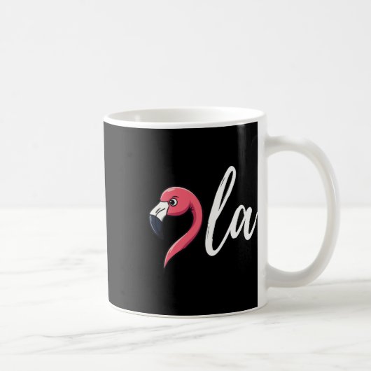 Flamingo Comma La Funny Kamala Harris P Kaffeetasse (Rechts)
