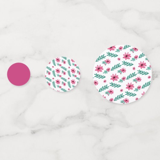 Flamingo Confetti Konfetti (Rückseiten)