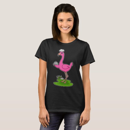 Flamingo Cook Platter T-Shirt (Vorne ganz)
