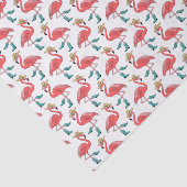 Flamingo Cowboy Boots and Hats Pattern Seidenpapier (Ausschnitt)