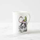 Flamingo Croquet Porzellantasse (Vorderseite Rechts)