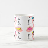 Flamingo Crown: Vintage Kinder Kaffeetasse (Mittel)