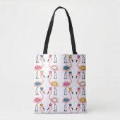 Flamingo Crown: Vintage Kinder Tasche (Vorderseite)