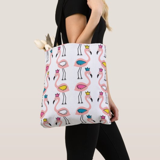 Flamingo Crown: Vintage Kinder Tasche (Von Nahem)