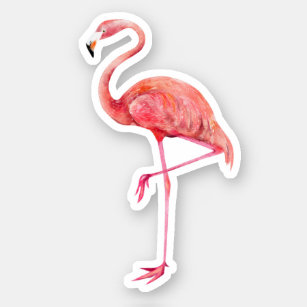 Flamingo Custom-Cut Vinyl Sticker