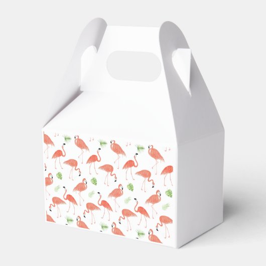 Flamingo Custom Geschenkboxen - Gable Geschenkschachtel (Rückseite)