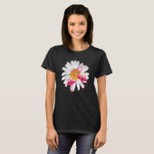 Flamingo Daisy Blume Hippie Unity Day No Bullying T-Shirt (Vorne ganz)