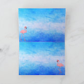 Flamingo Dance Karte (Innenseite)