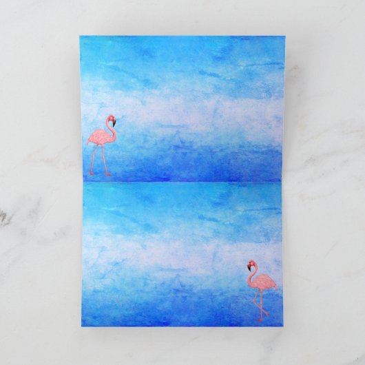 Flamingo Dance Karte (Innenseite)