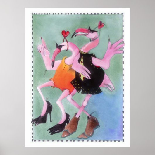 Flamingo Dance Poster (Vorne)