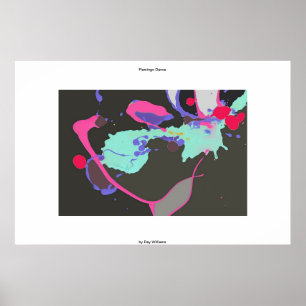 Flamingo Dance Poster