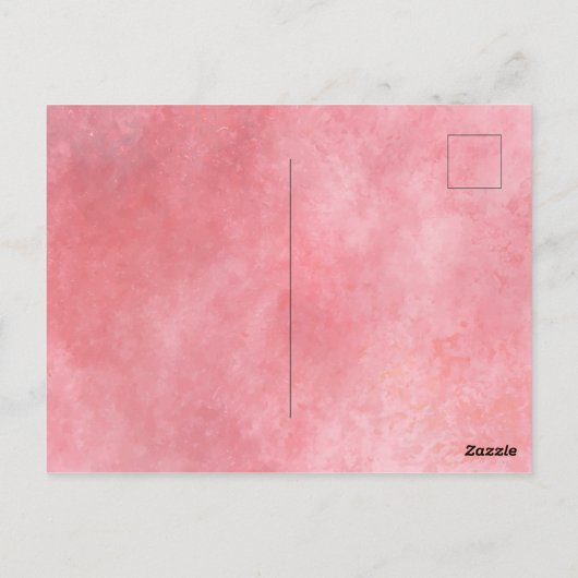 Flamingo Dance Postkarte (Rückseite)