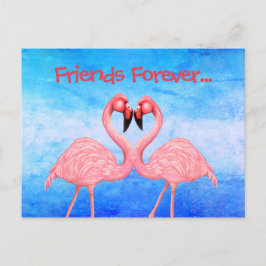 Flamingo Dance Postkarte