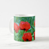 Flamingo Dancer Poppies Kaffeetasse (Vorderseite Links)