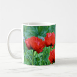 Flamingo Dancer Poppies Kaffeetasse