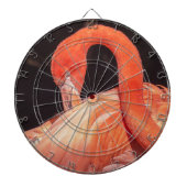 Flamingo Dartboard Dartscheibe (vorne)