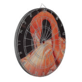 Flamingo Dartboard Dartscheibe (Vorderseite Links)