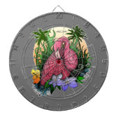 Flamingo Dartscheibe (vorne)