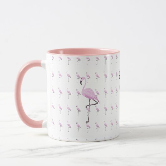 Flamingo de vidro - Glass Flamingo Tasse (Links)